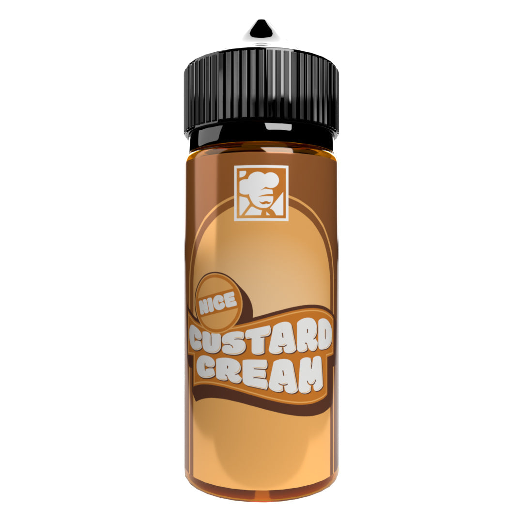 Nice Custard Cream Short Fill 100ml - Chefs Flavours