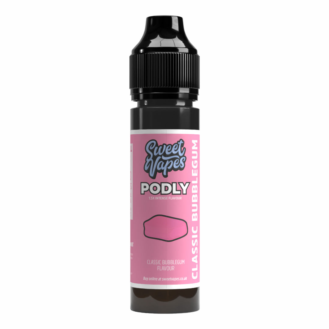 PODLY Classic Bubblegum - 50ml Long Fill