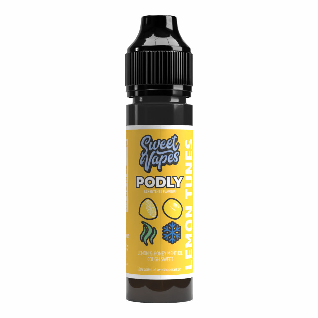 PODLY Lemon Tunes - 50ml Long Fill