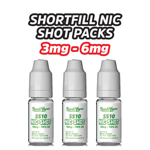 Shortfill 70/30 Nic Shot Packs